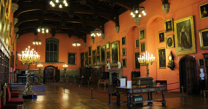 The Baron's Hall inside Raby Castle